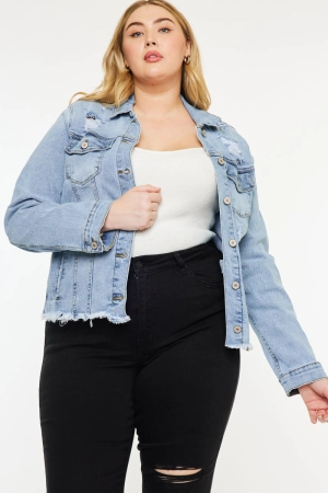 Loren Denim Jacket (Plus Size)