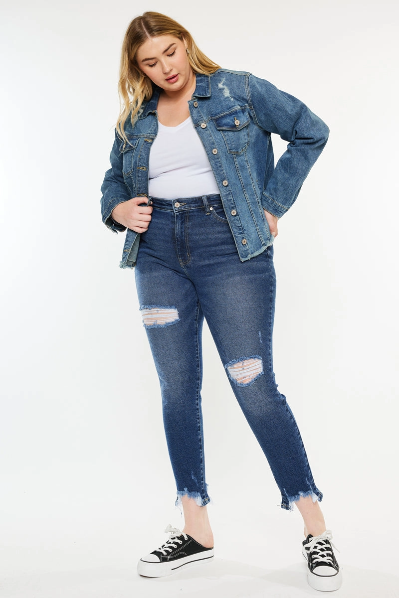 Loren Denim Jacket (Plus Size)