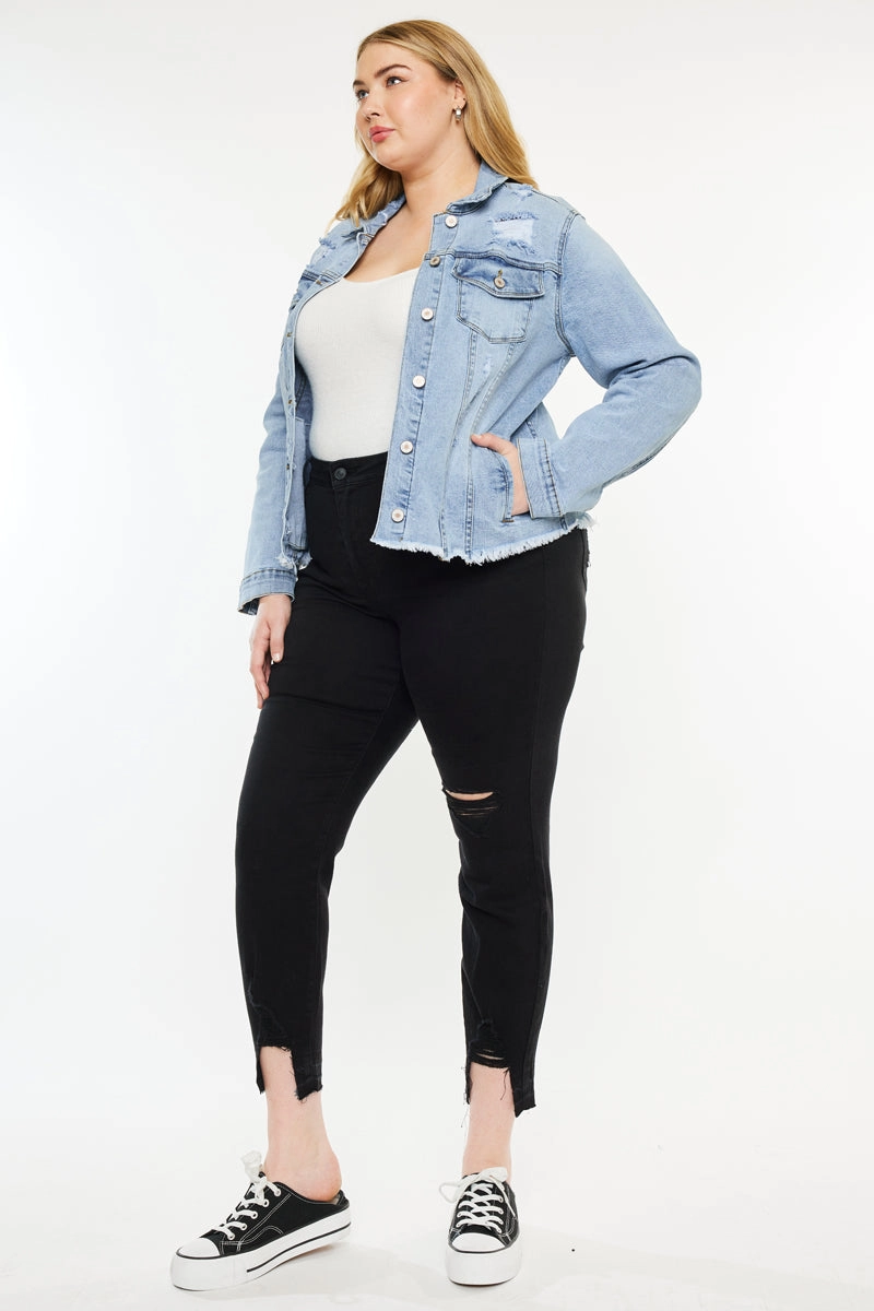 Loren Denim Jacket (Plus Size)