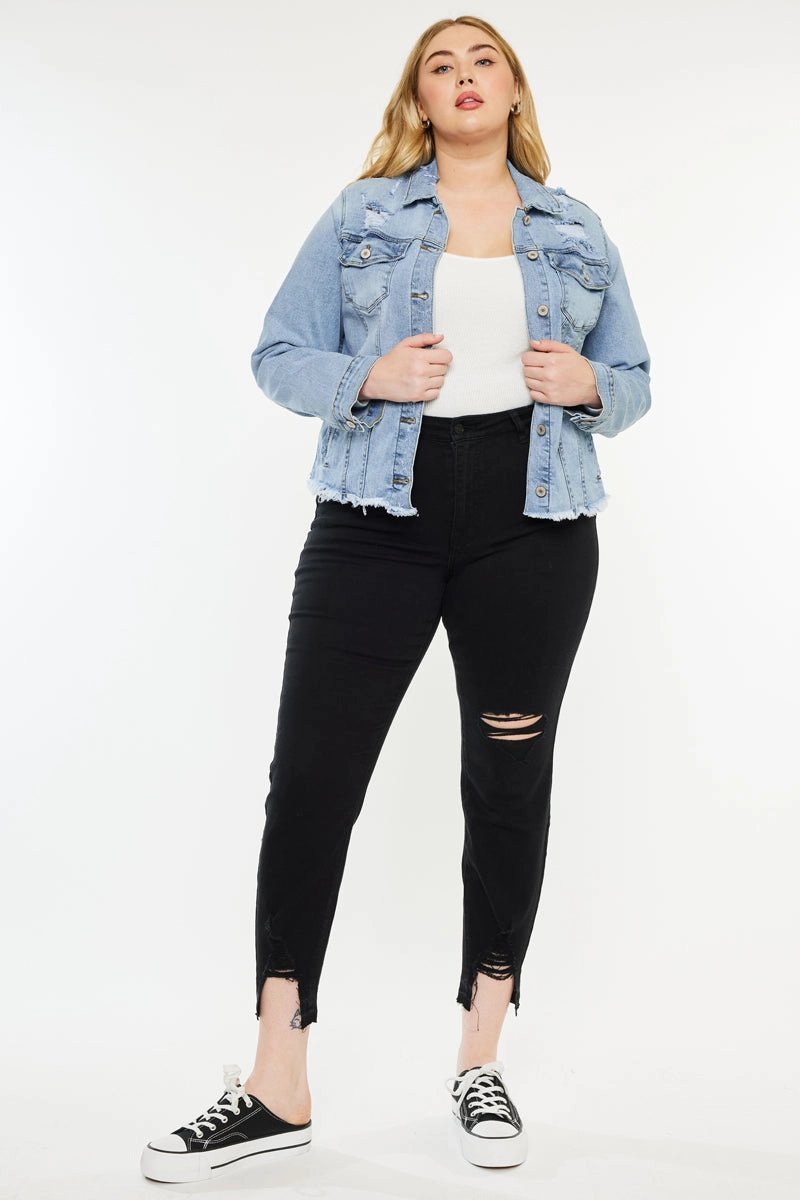 Loren Denim Jacket (Plus Size)