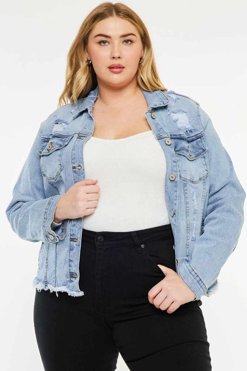 Loren Denim Jacket (Plus Size)