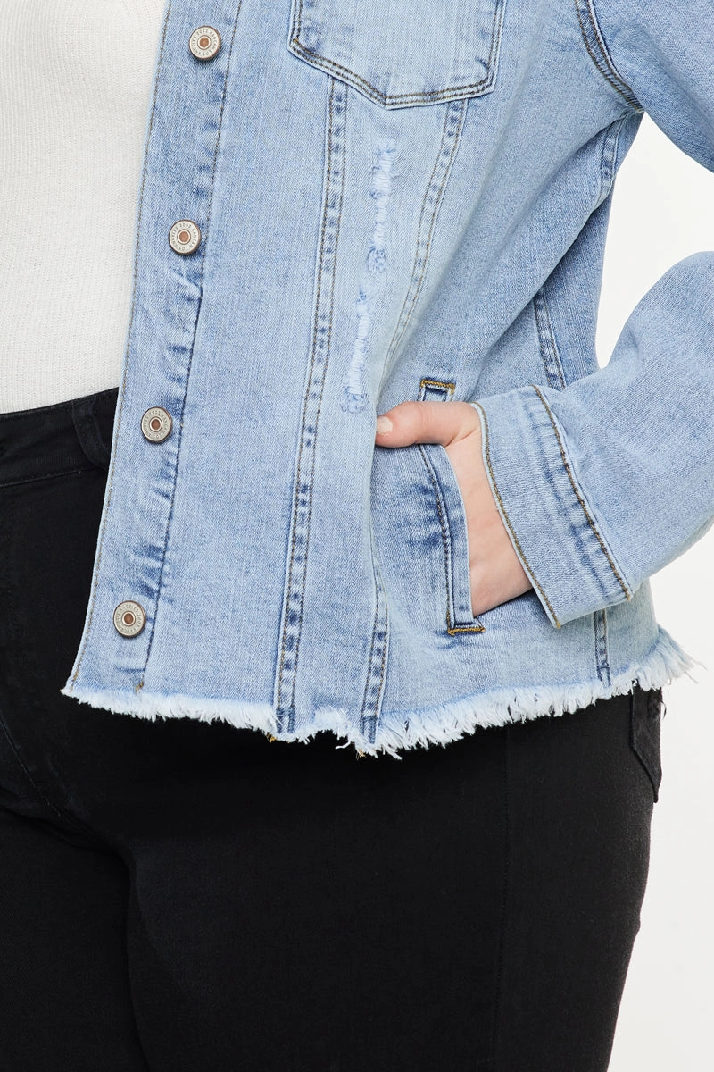 Loren Denim Jacket (Plus Size)