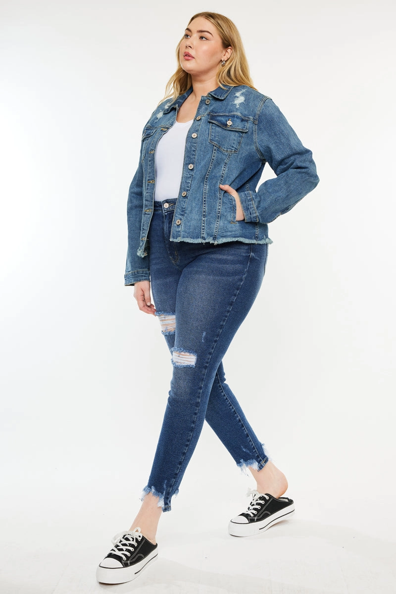 Loren Denim Jacket (Plus Size)