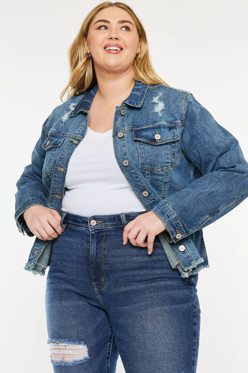 Loren Denim Jacket (Plus Size)
