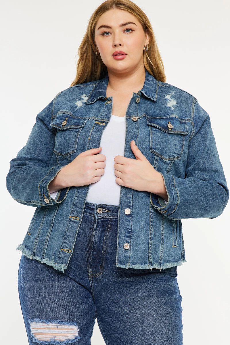 Loren Denim Jacket (Plus Size)