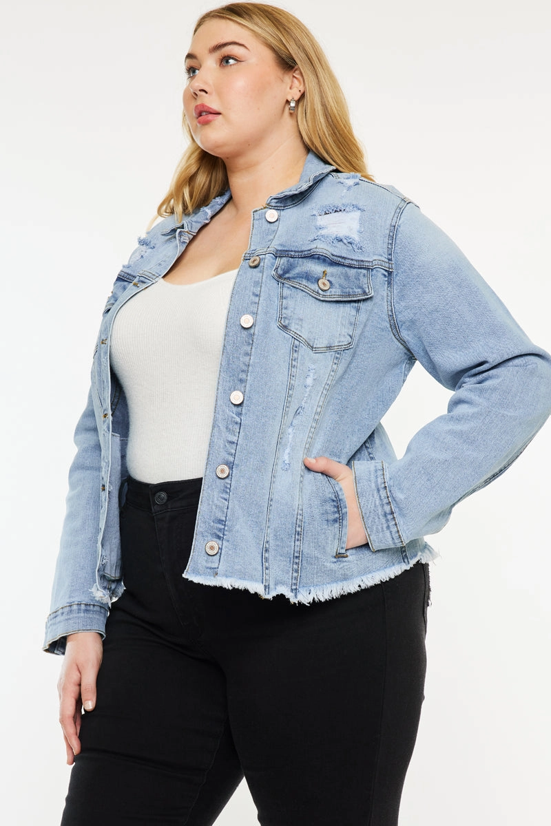 Loren Denim Jacket (Plus Size)