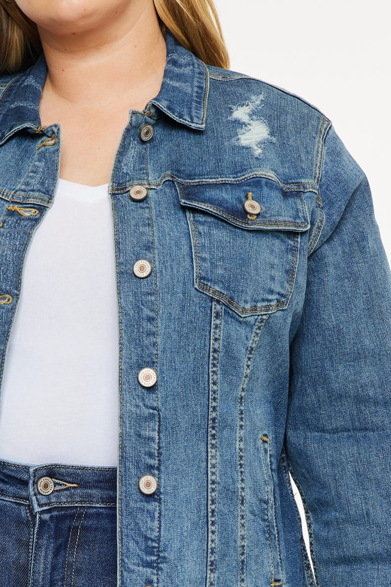 Loren Denim Jacket (Plus Size)