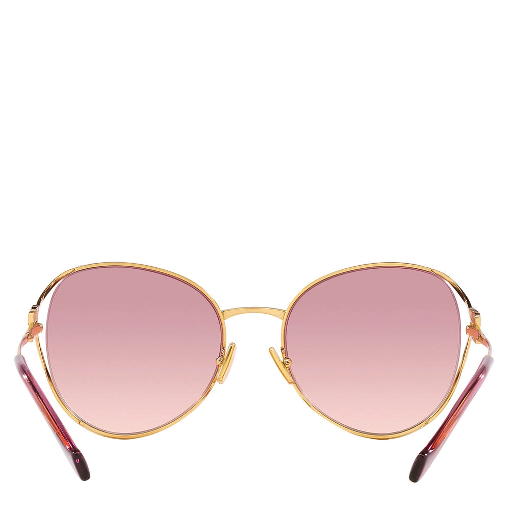 Miu Miu Metal Woman Sunglass Gold 53ys