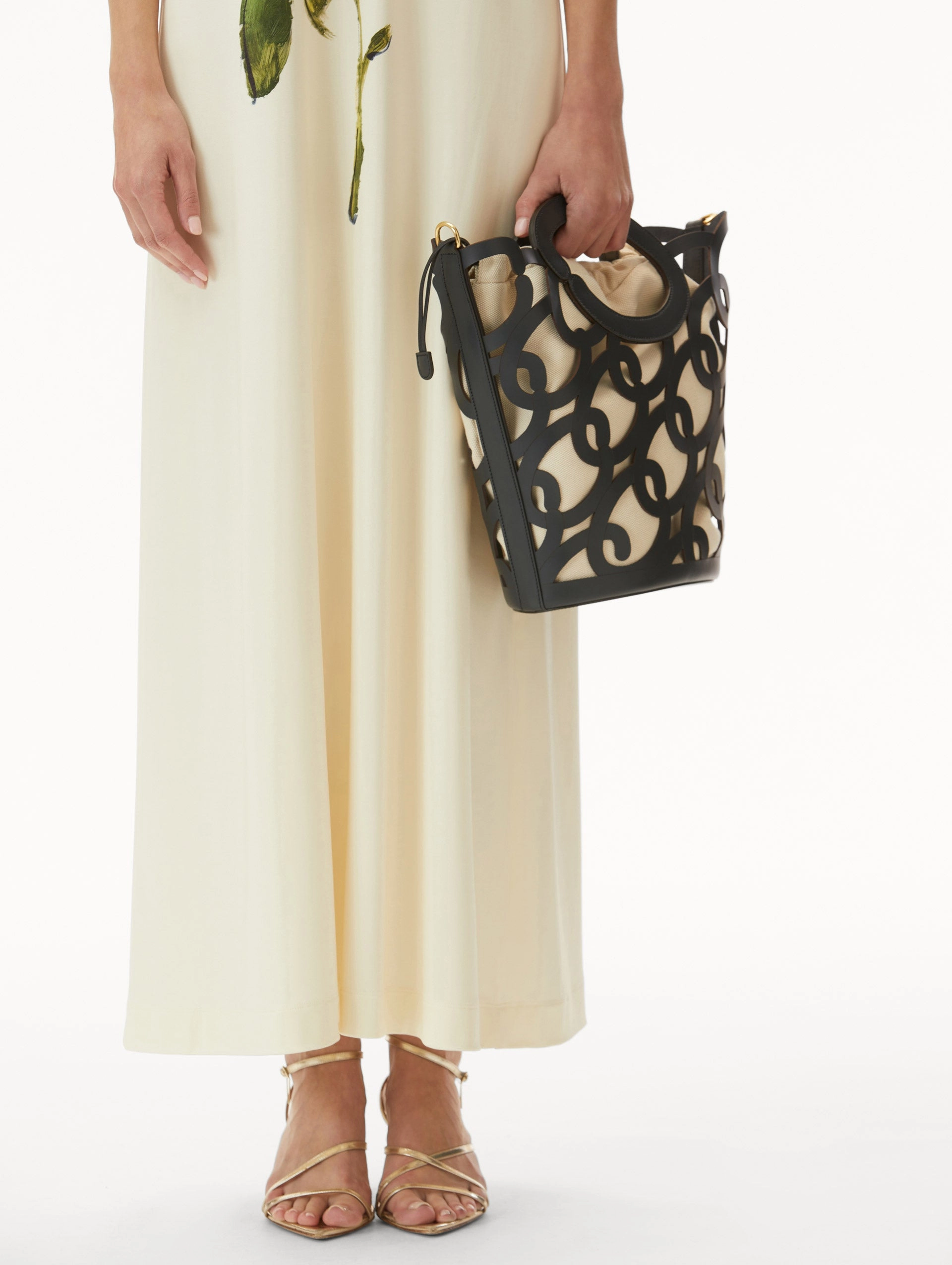 Oscar Chain-Link Leather Tote