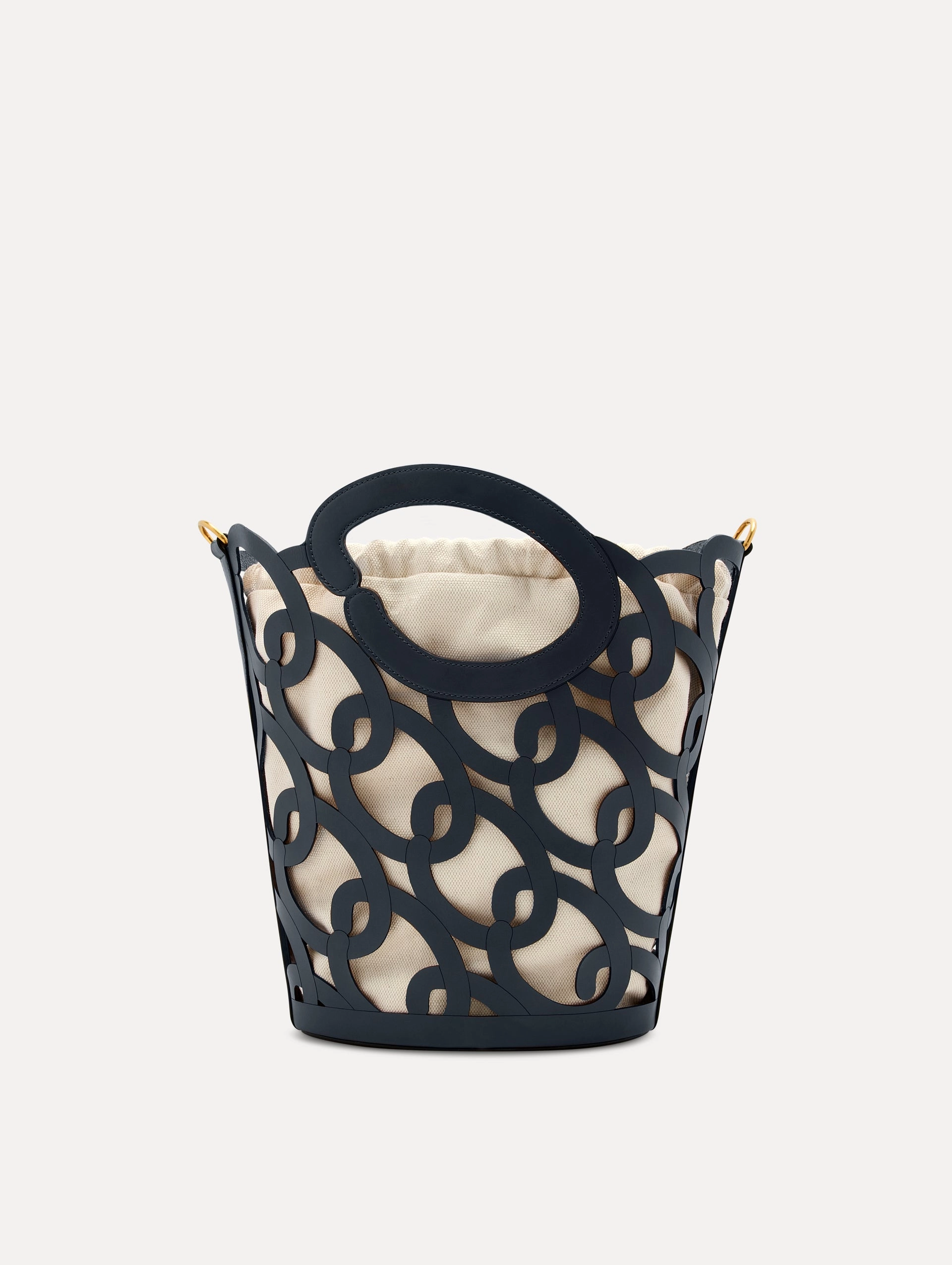 Oscar Chain-Link Leather Tote