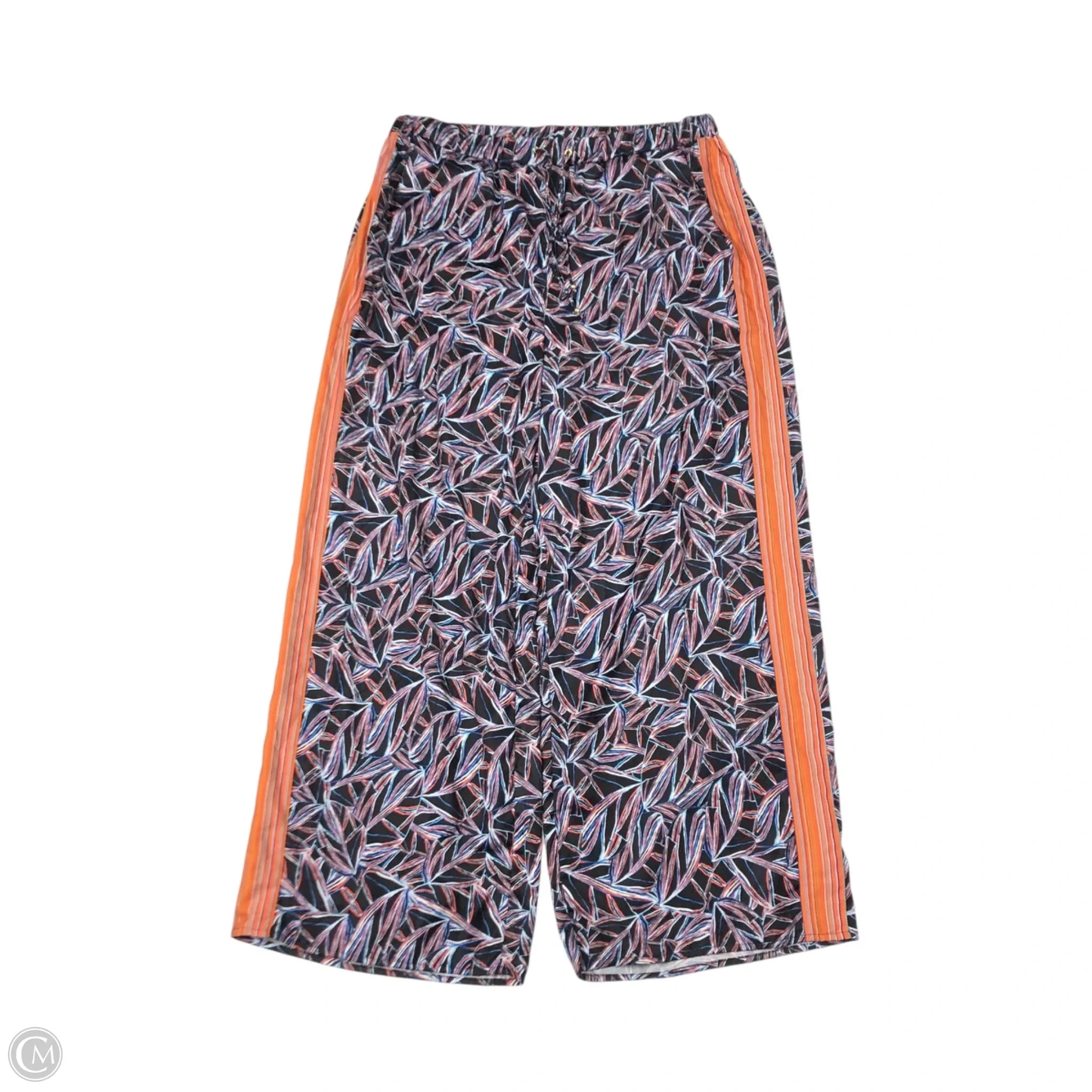 Pants Wide Leg By H For Halston In Blue & Orange, Size: L
