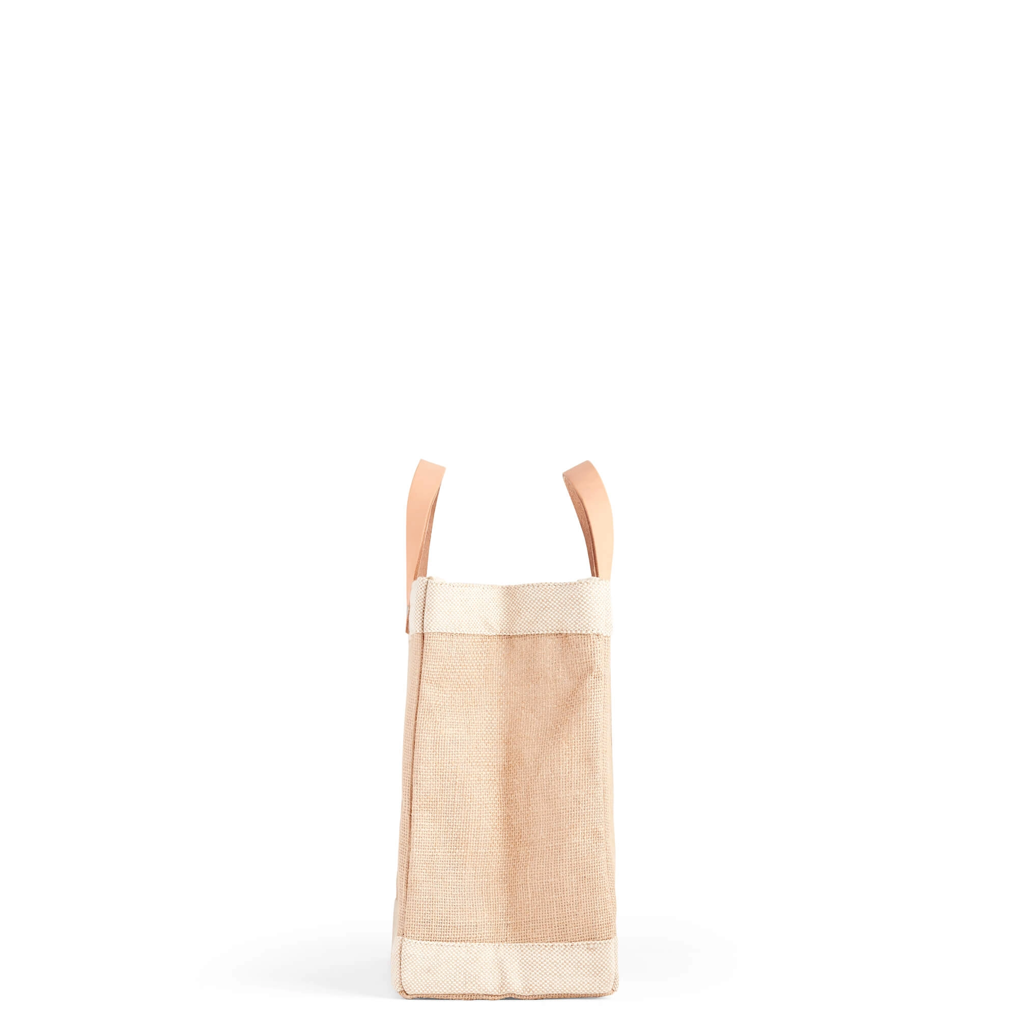 Petite Market Bag in Natural with GROUND CONTROL