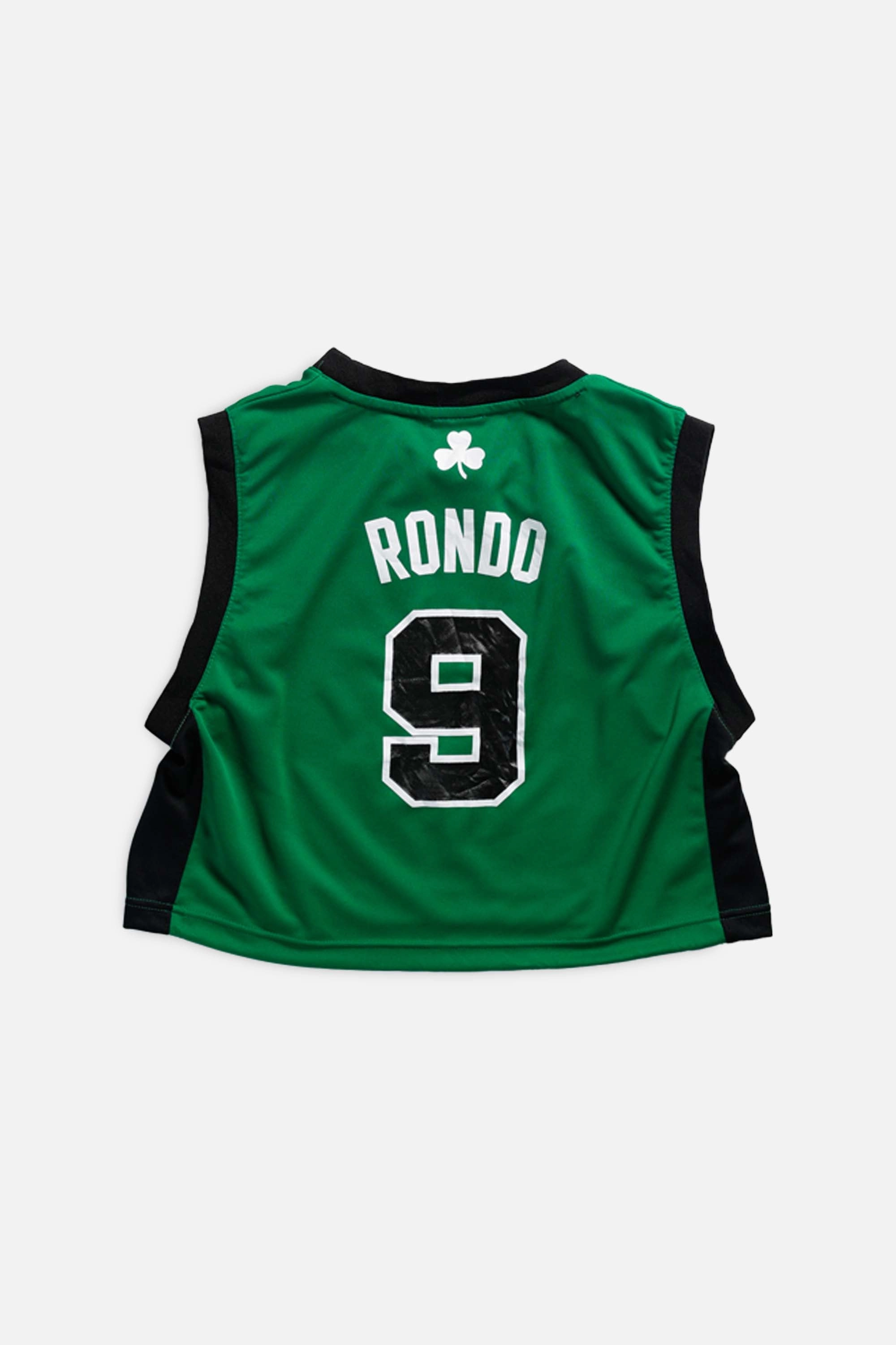 Rework Boston Celtics NBA Crop Jersey - M