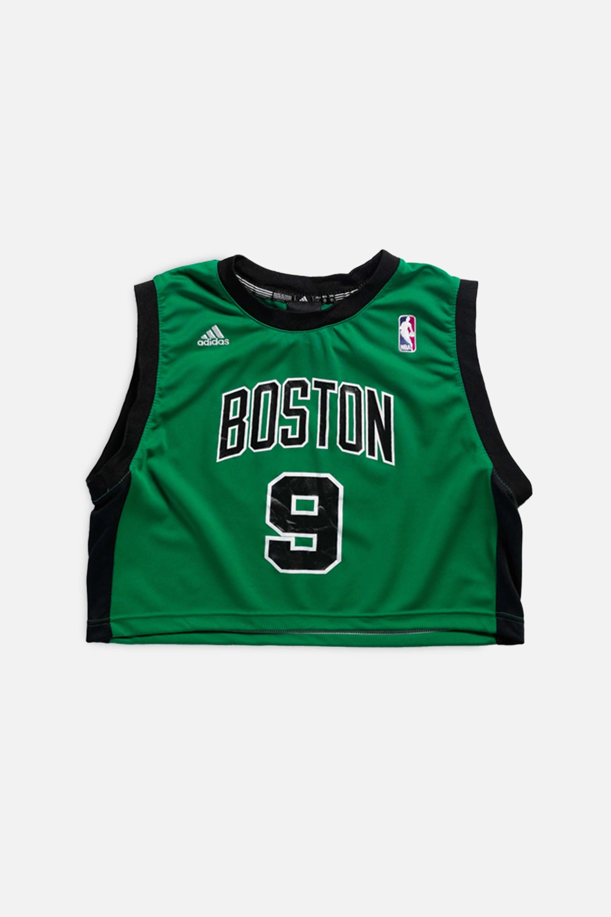 Rework Boston Celtics NBA Crop Jersey - M