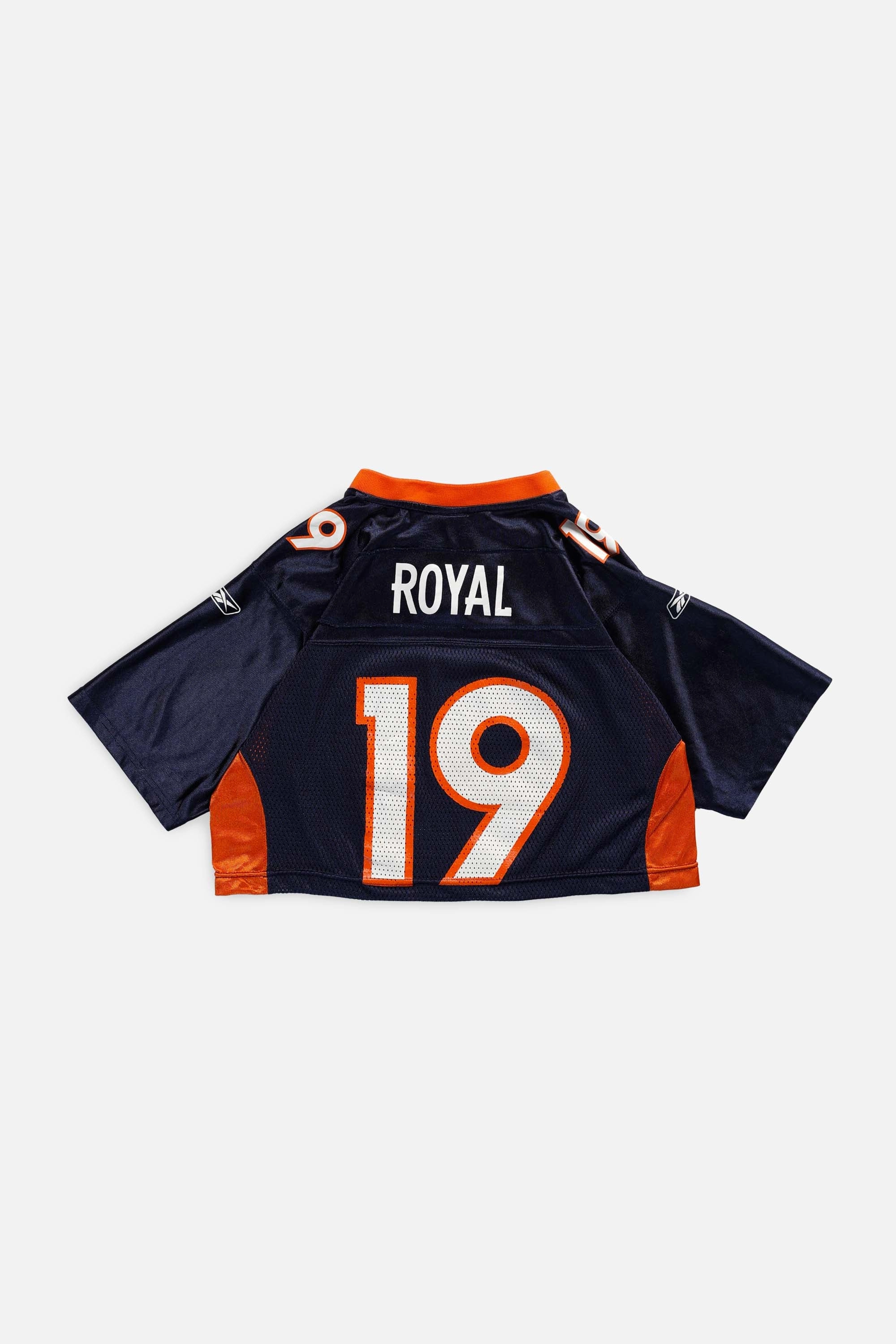 Rework Broncos Crop NFL Jersey - S
