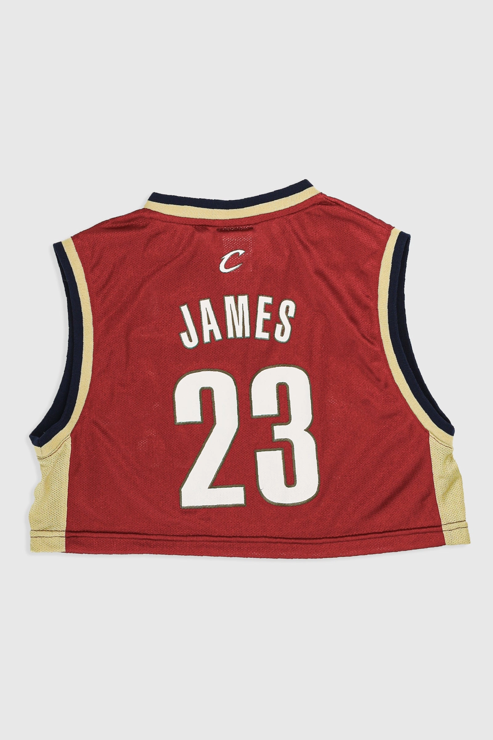 Rework Cleveland Cavaliers Crop Jersey - S, M