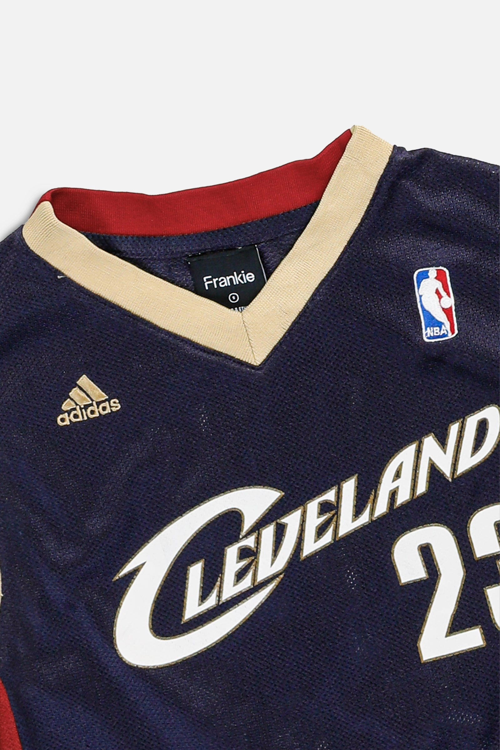 Rework Cleveland Cavaliers NBA Crop Jersey - S