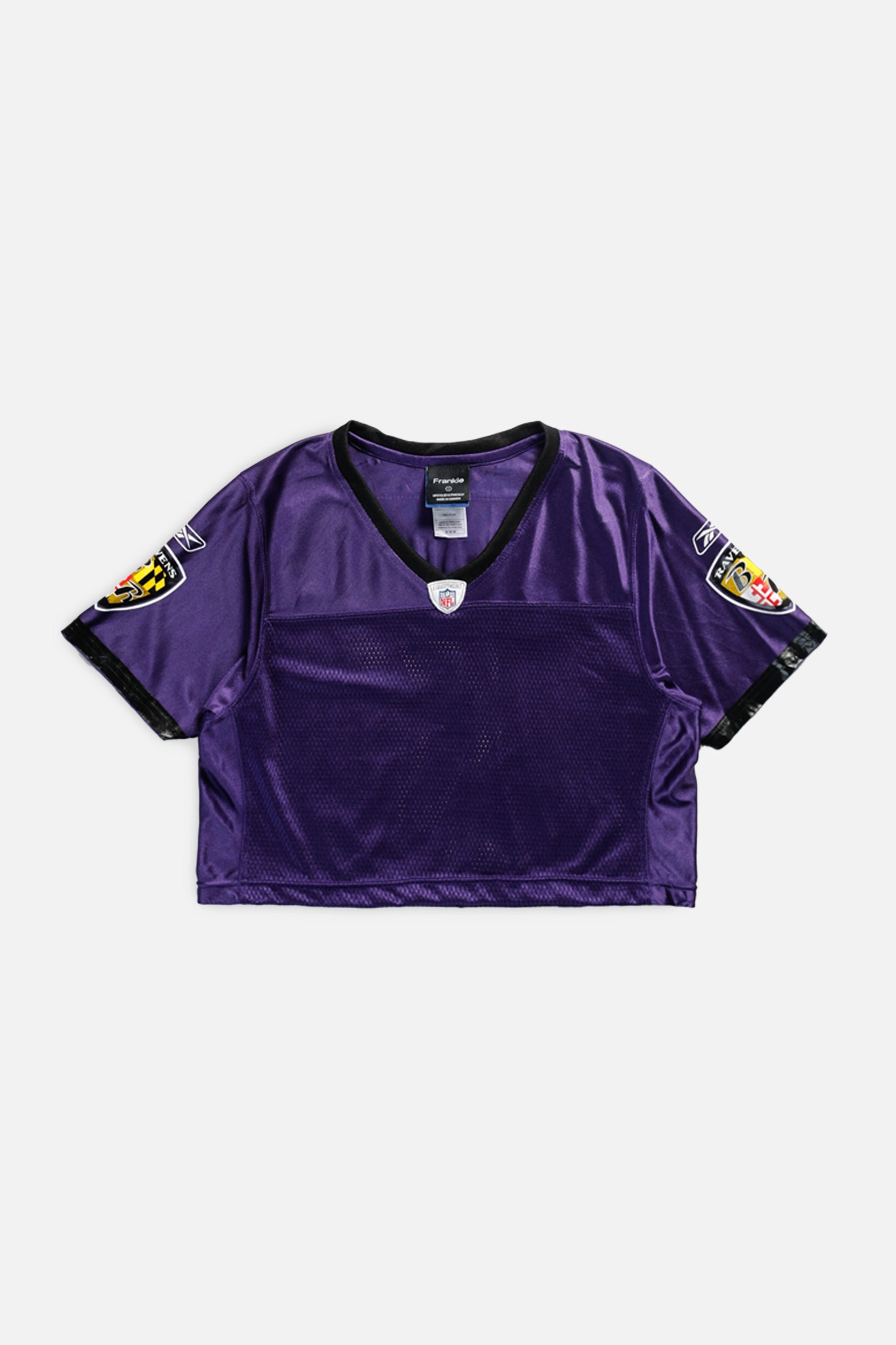 Rework Crop Baltimore Ravens NFL Jersey - S