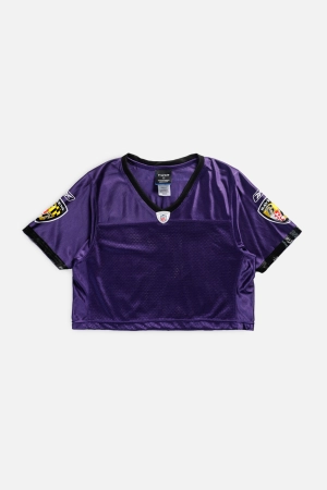 Rework Crop Baltimore Ravens NFL Jersey - S