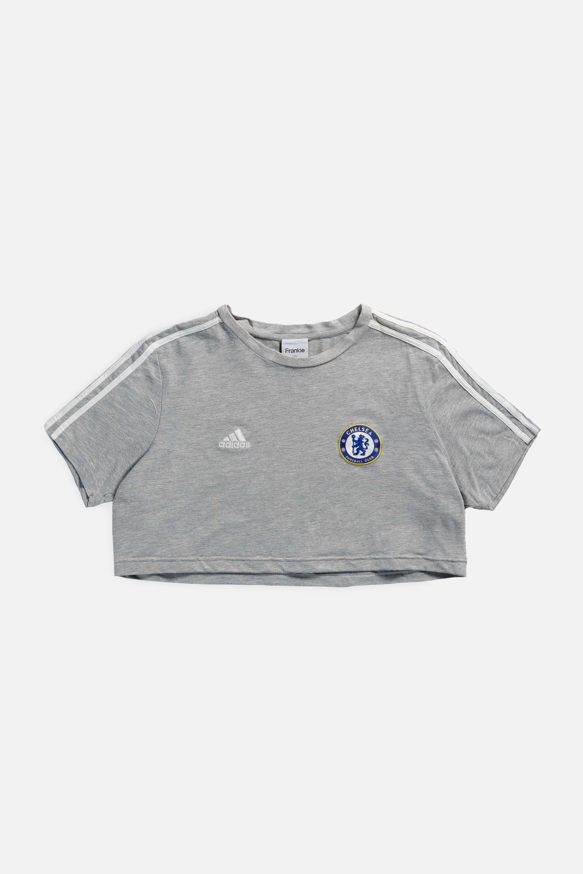 Rework Crop Chelsea Soccer Tee - S