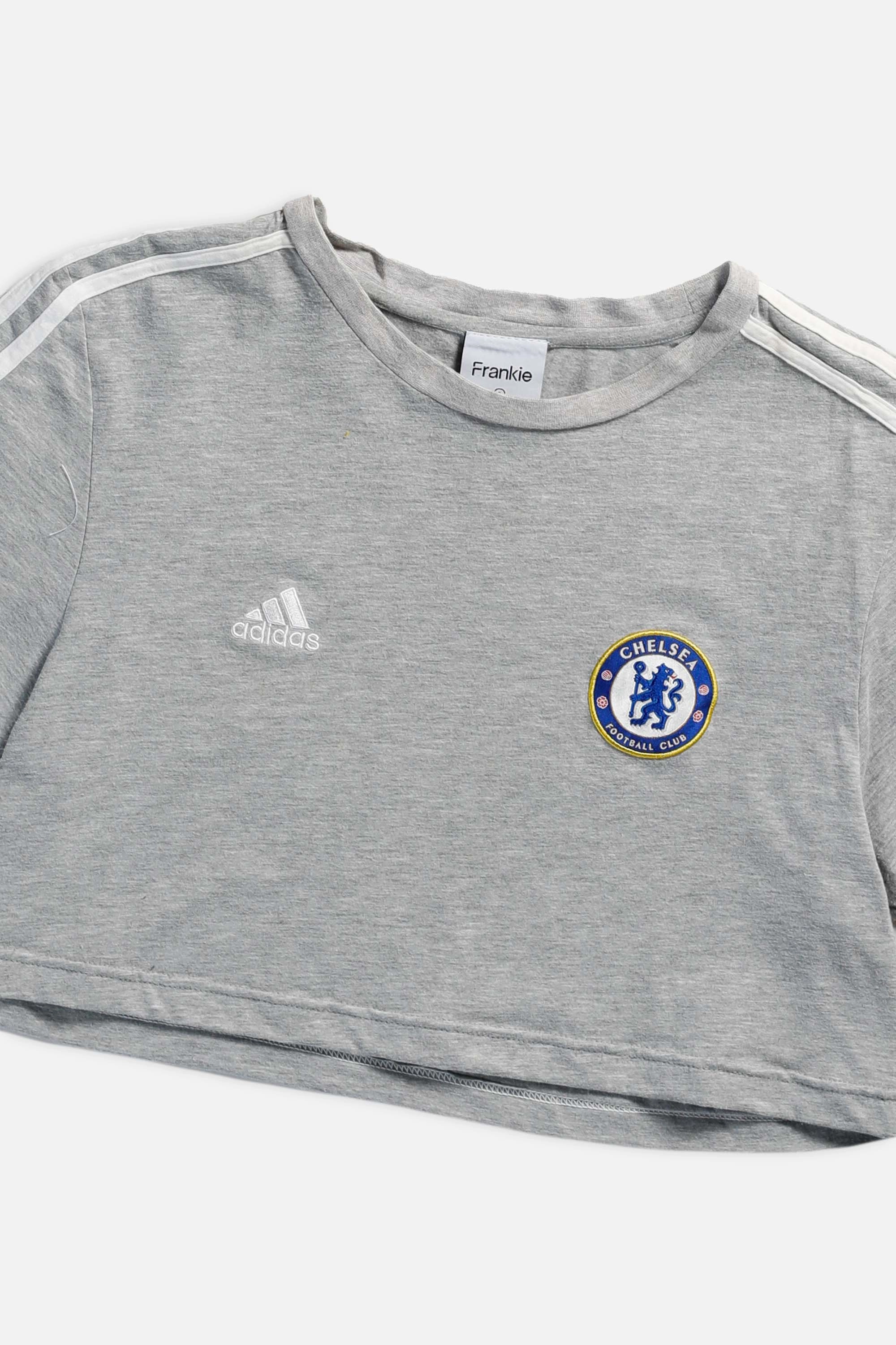 Rework Crop Chelsea Soccer Tee - S