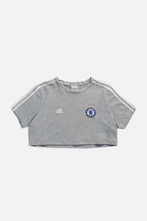 Rework Crop Chelsea Soccer Tee - S