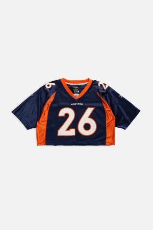 Rework Crop Denver Broncos NFL Jersey - S