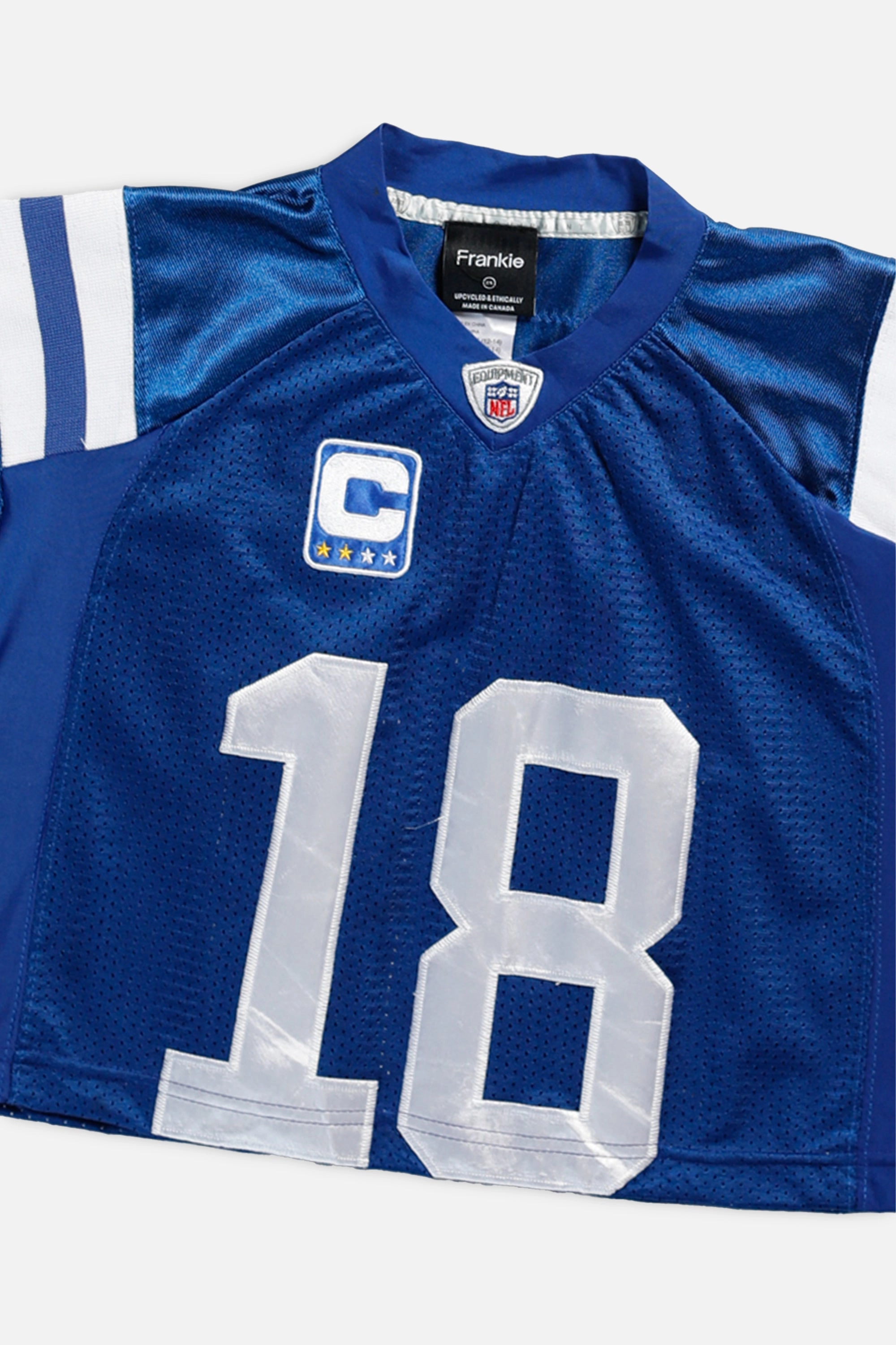Rework Crop Indianapolis Colts NFL Jersey - XS