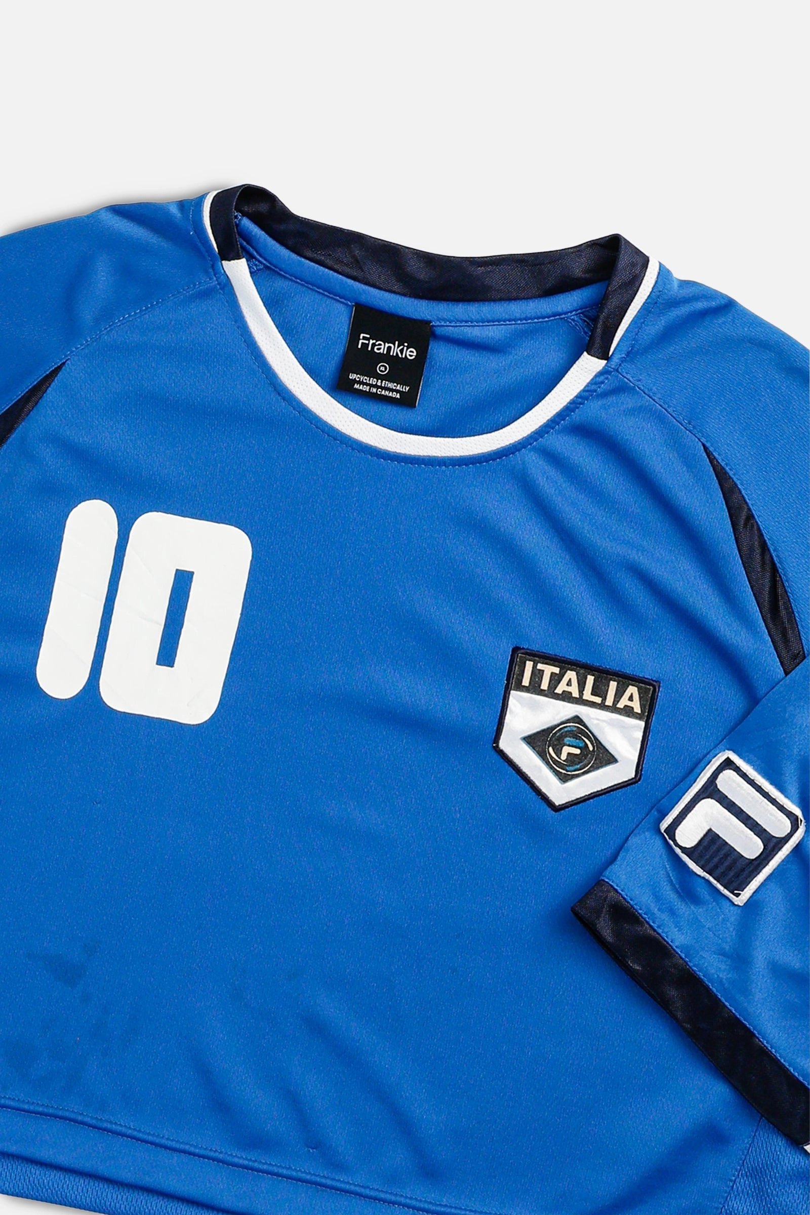 Rework Crop Italy Soccer Crop Tee - XL