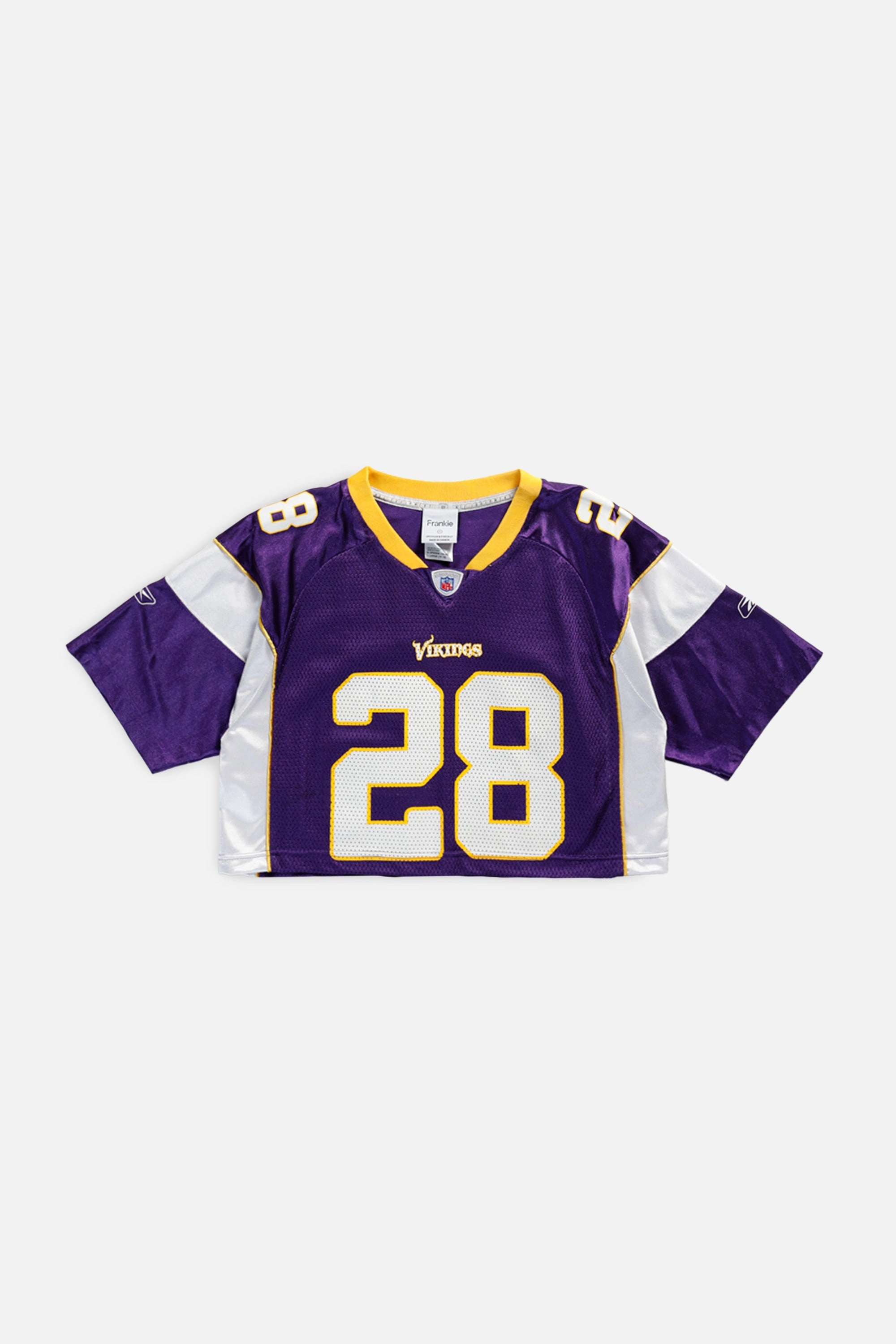 Rework Crop Minnesota Vikings NFL Jersey - S