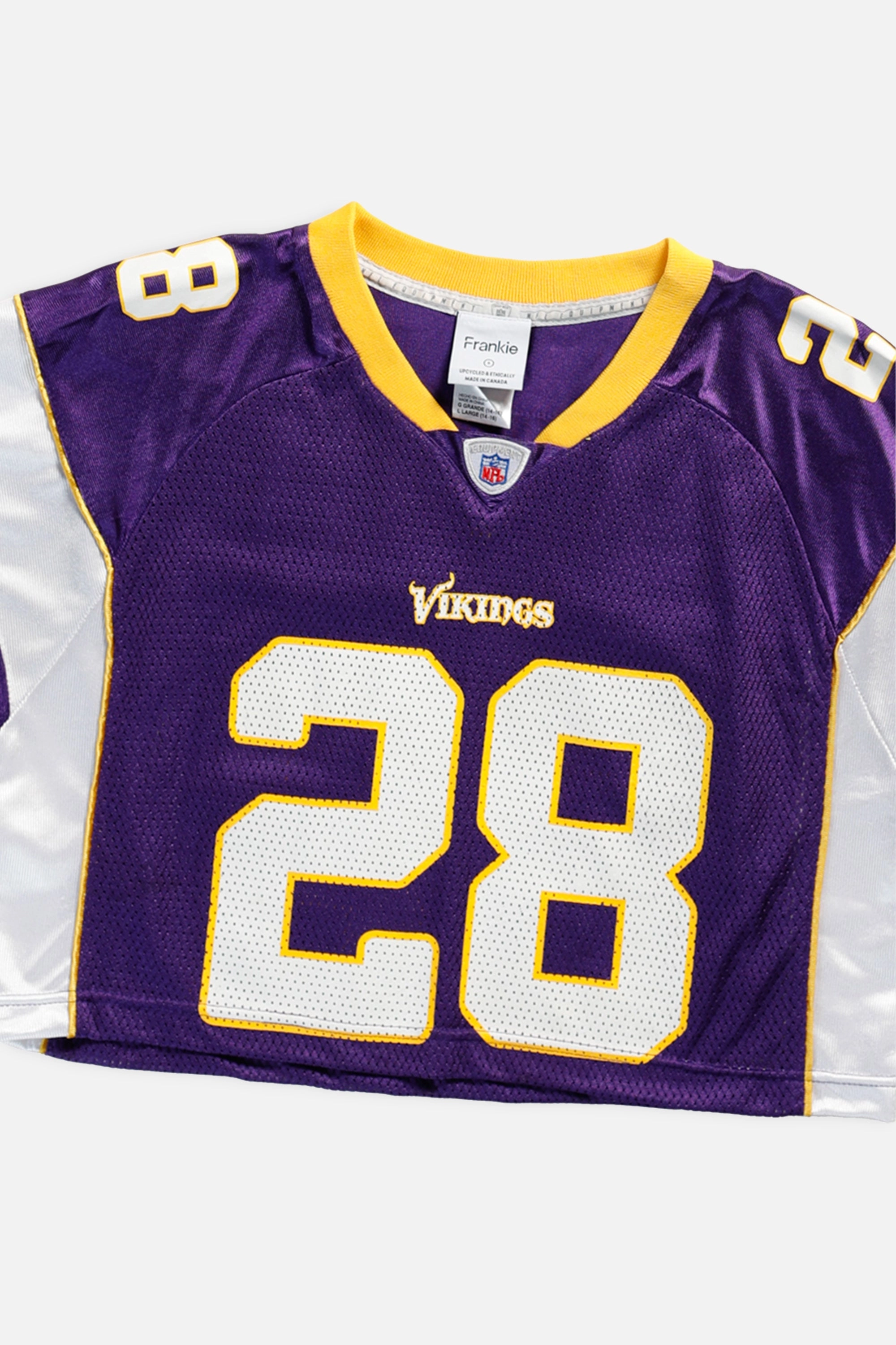 Rework Crop Minnesota Vikings NFL Jersey - S