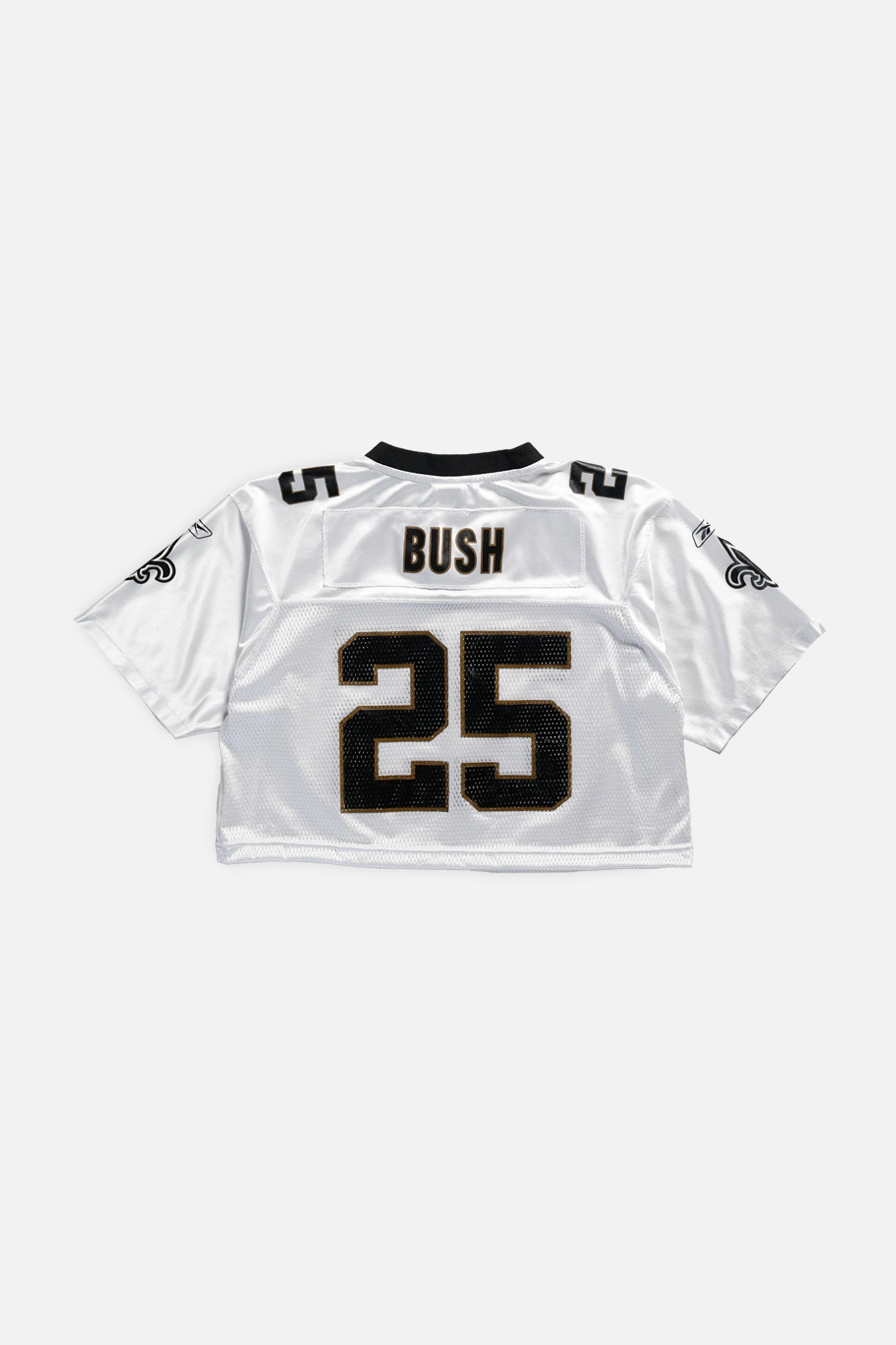 Rework Crop New Orleans Saints NFL Jersey - M