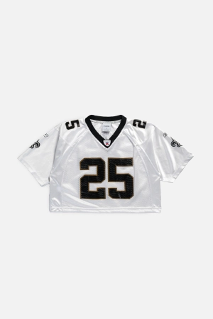 Rework Crop New Orleans Saints NFL Jersey - M