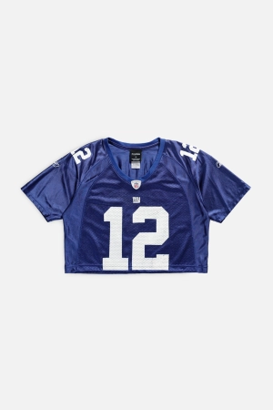 Rework Crop NY Giants NFL Jersey - M