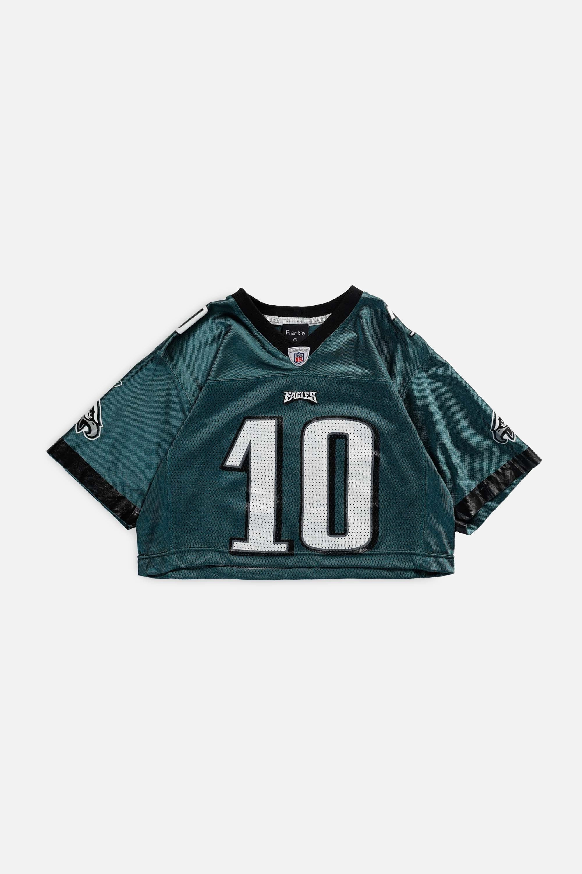 Rework Eagles Crop NFL Jersey - S