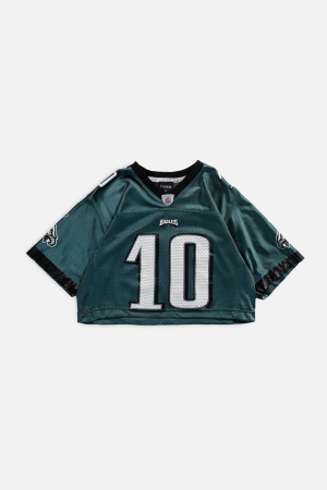 Rework Eagles Crop NFL Jersey - S