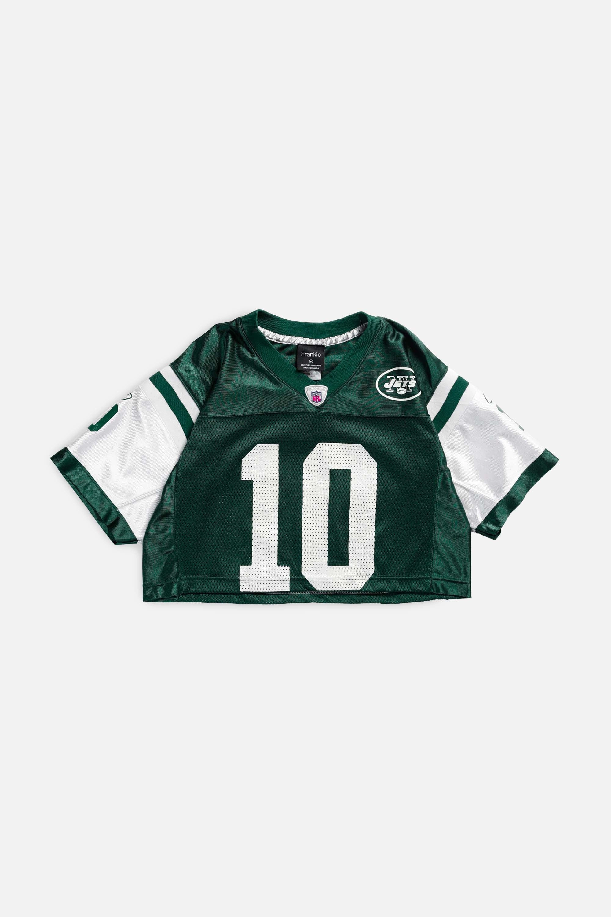 Rework NY Jets Crop NFL Jersey - XS