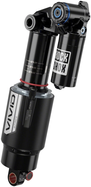 RockShox Vivid Ultimate RC2T Rear Shock - 205 x 65 mm, Vivid Air, 4 Tokens, Reb25/Comp30, L/O4, Trun/Std, 8x30, C1, Transition Spire 2021 