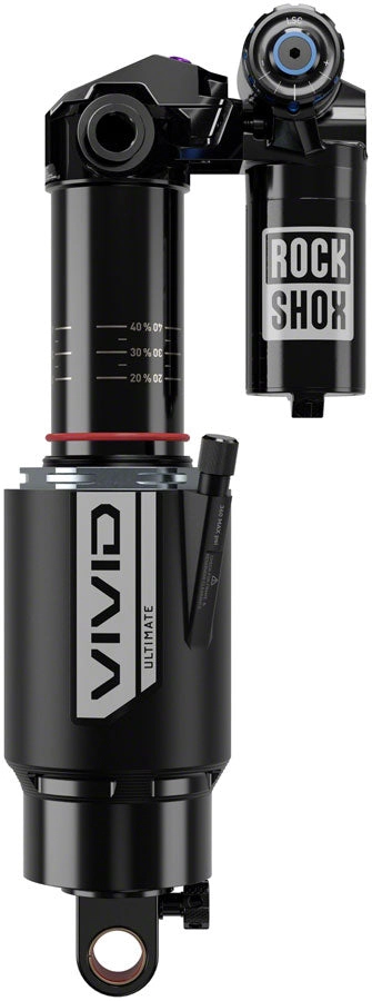 RockShox Vivid Ultimate RC2T Rear Shock - 205 x 65 mm, Vivid Air, 4 Tokens, Reb25/Comp30, L/O4, Trun/Std, 8x30, C1, Transition Spire 2021 