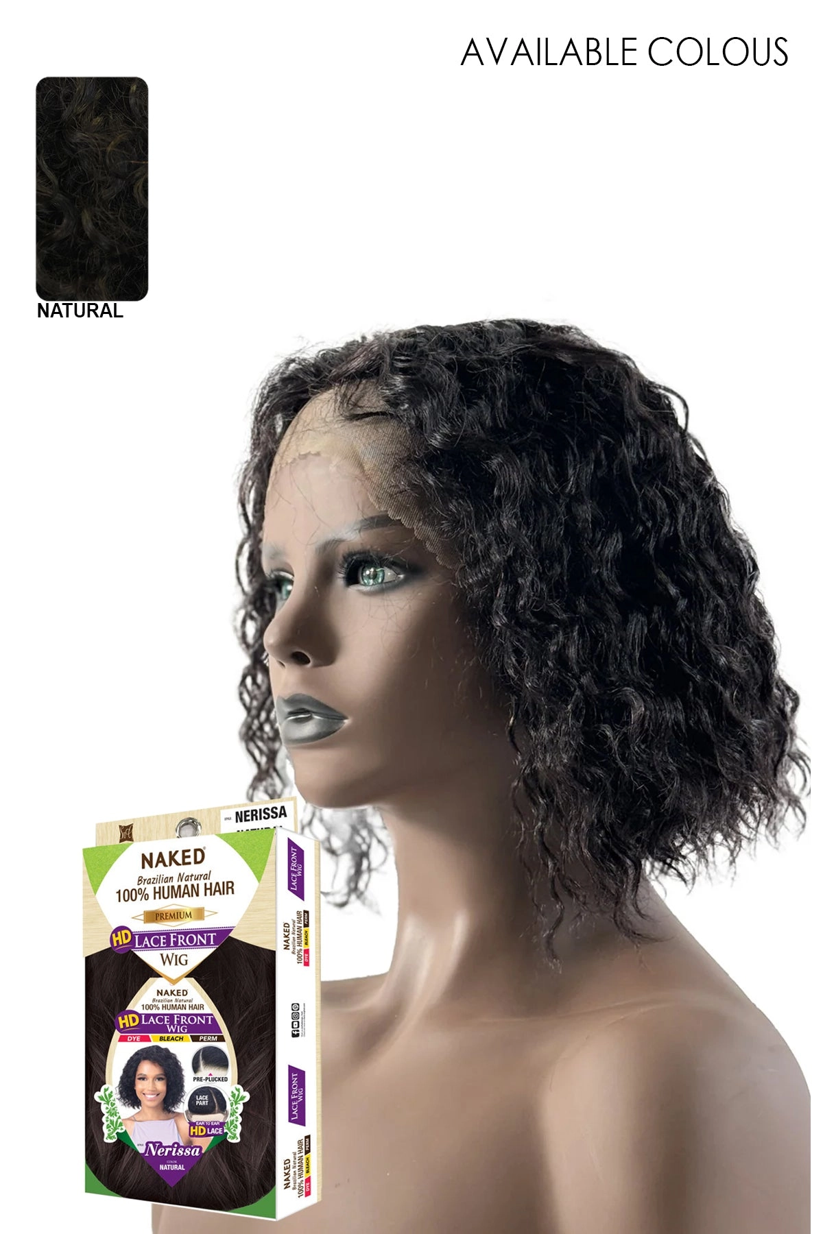 SHAKE N GO NAKED 100% HUMAN HAIR PREMIUM HD LACE FRONT WIG – NERISSA