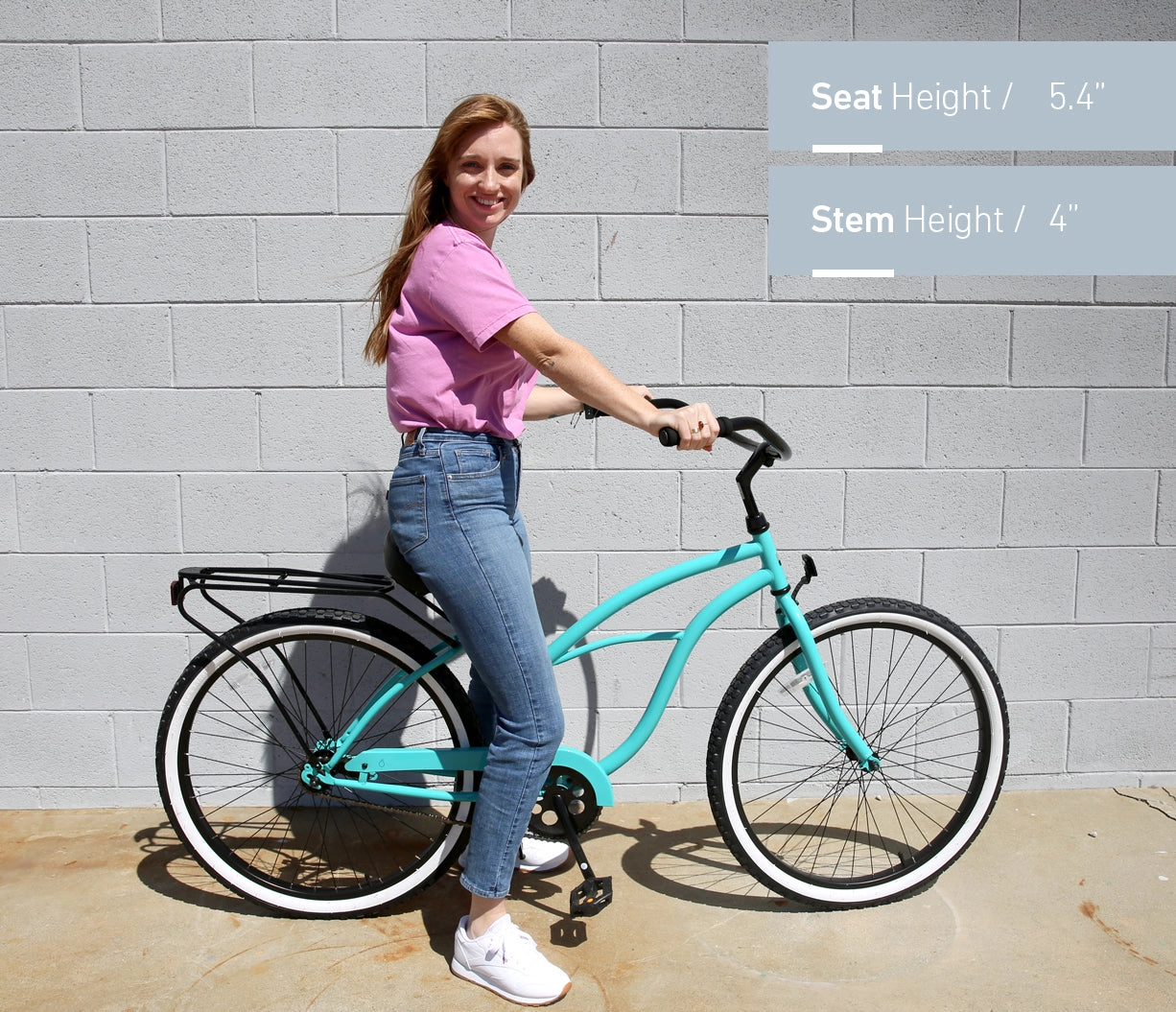 sixthreezero Around the Block Women's Casual 7-Speed Beach Cruiser Bicycle
