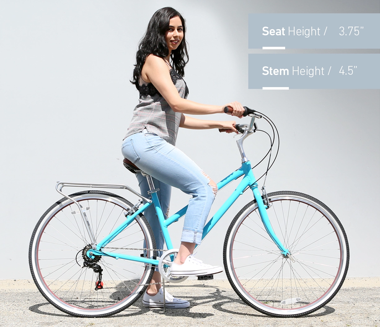sixthreezero Explore Your Range Women's 7 Speed Commuter Hybrid Bike