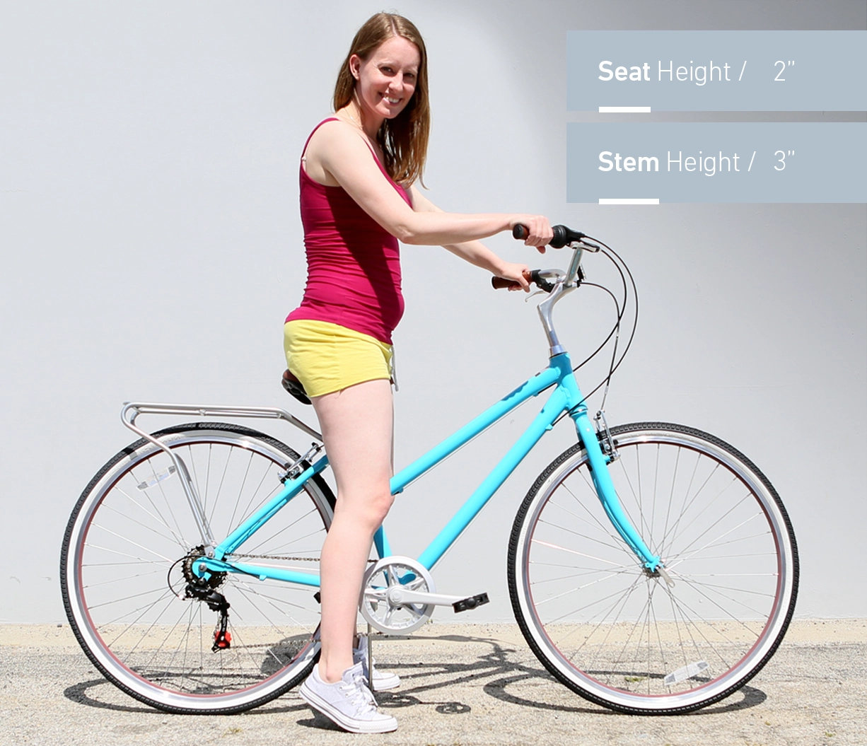 sixthreezero Explore Your Range Women's 7 Speed Commuter Hybrid Bike