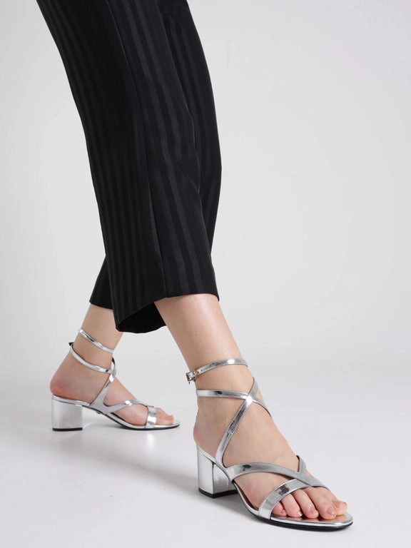 Stephanie Mid Block Sandal