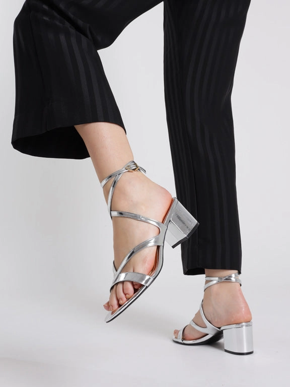 Stephanie Mid Block Sandal