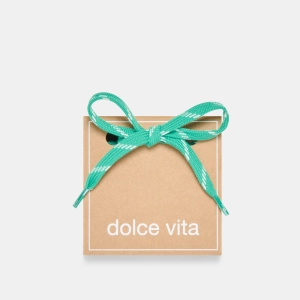 TICK MARK CORD LACE GREEN MULTI