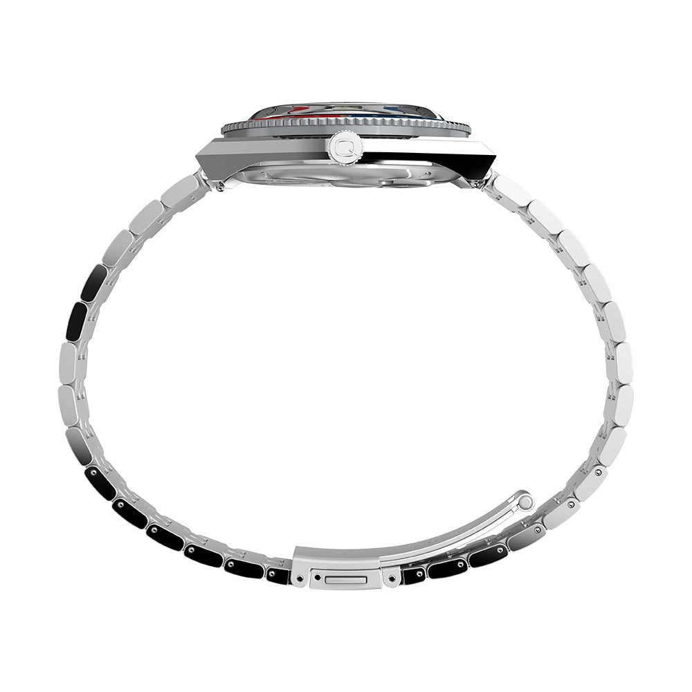 Timex x Peanuts Q Timex® Gmt 38mm Stainless Steel Band