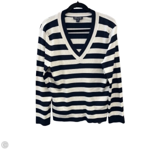 Top Long Sleeve By Nautica In Striped Pattern, Size: Xl