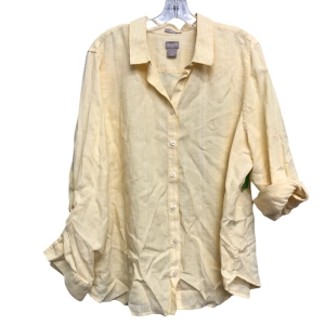 Top Ls By Chicos In Striped Pattern, Size:2X