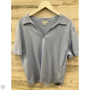 Top Short Sleeve By J. Crew In Blue, Size: Xxl